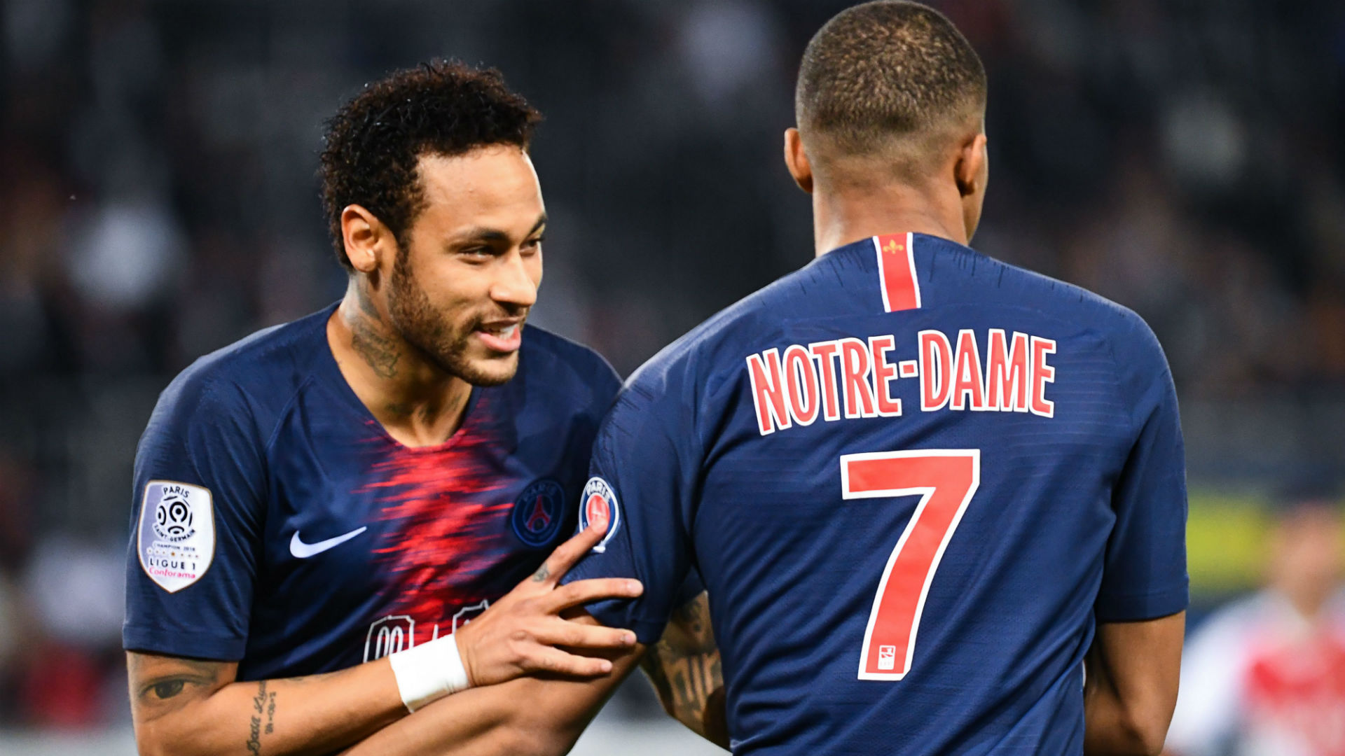 Paris Saint-Germain celebrated their title success with a Kylian Mbappe-inspired win over Monaco, while Neymar returned from injury.