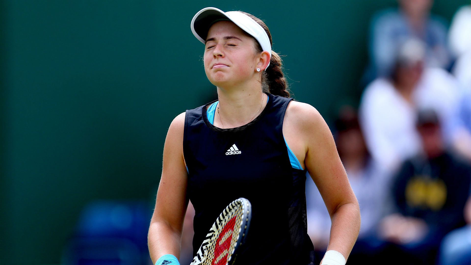 Home advantage counted for little as Jelena Ostapenko crashed out in the first round of the Baltic Open.