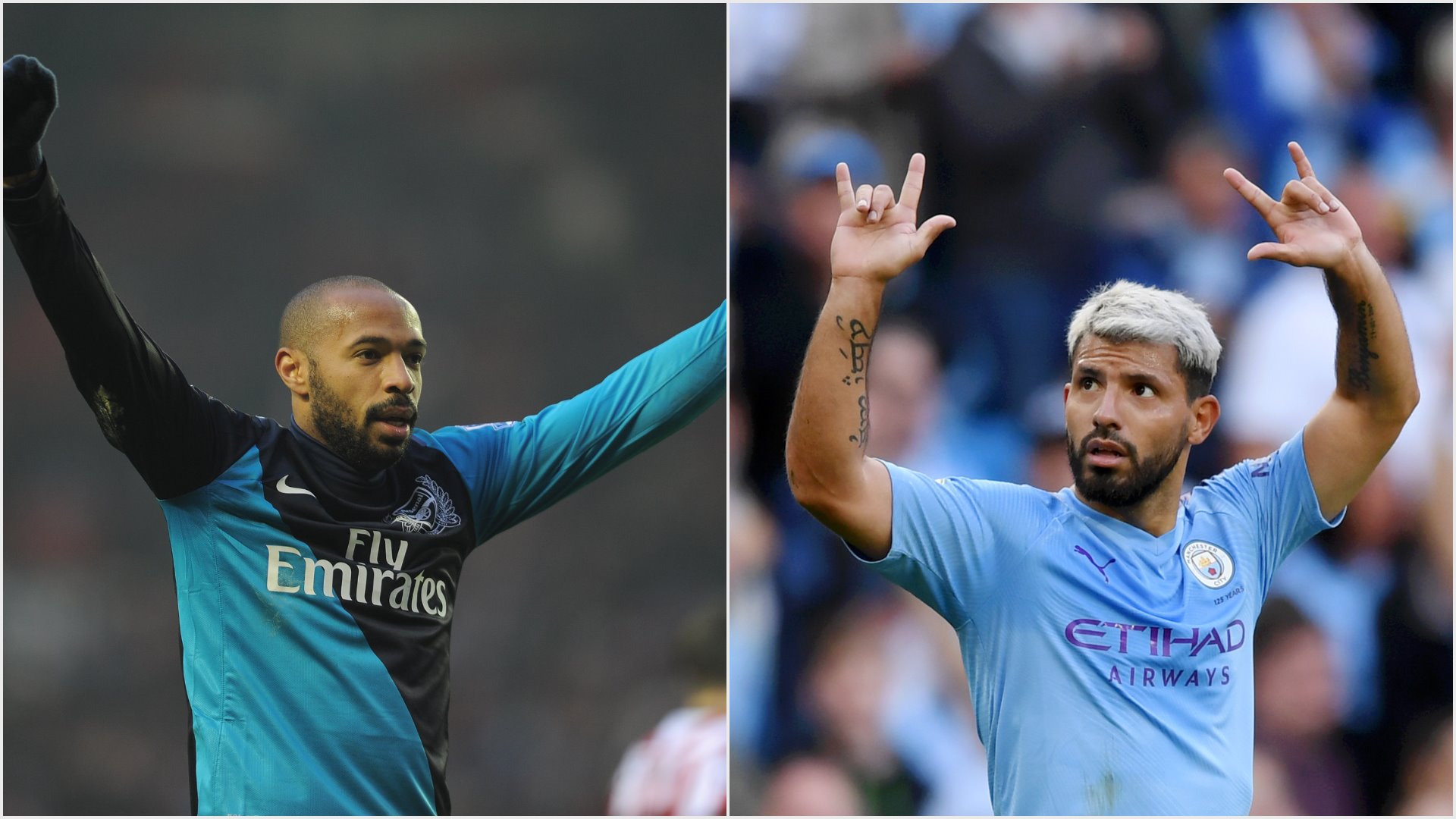 Sergio Aguero has surpassed Thierry Henry as the leading overseas goalscorer in the Premier League. We compare two phenomenal strikers.