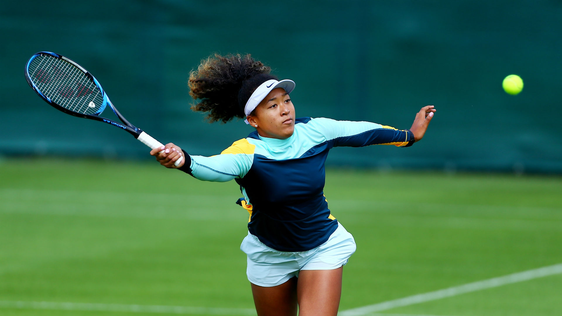 After the stifling pressure of chasing a third consecutive grand slam, Naomi Osaka feels ready to make a mark on grass in England.