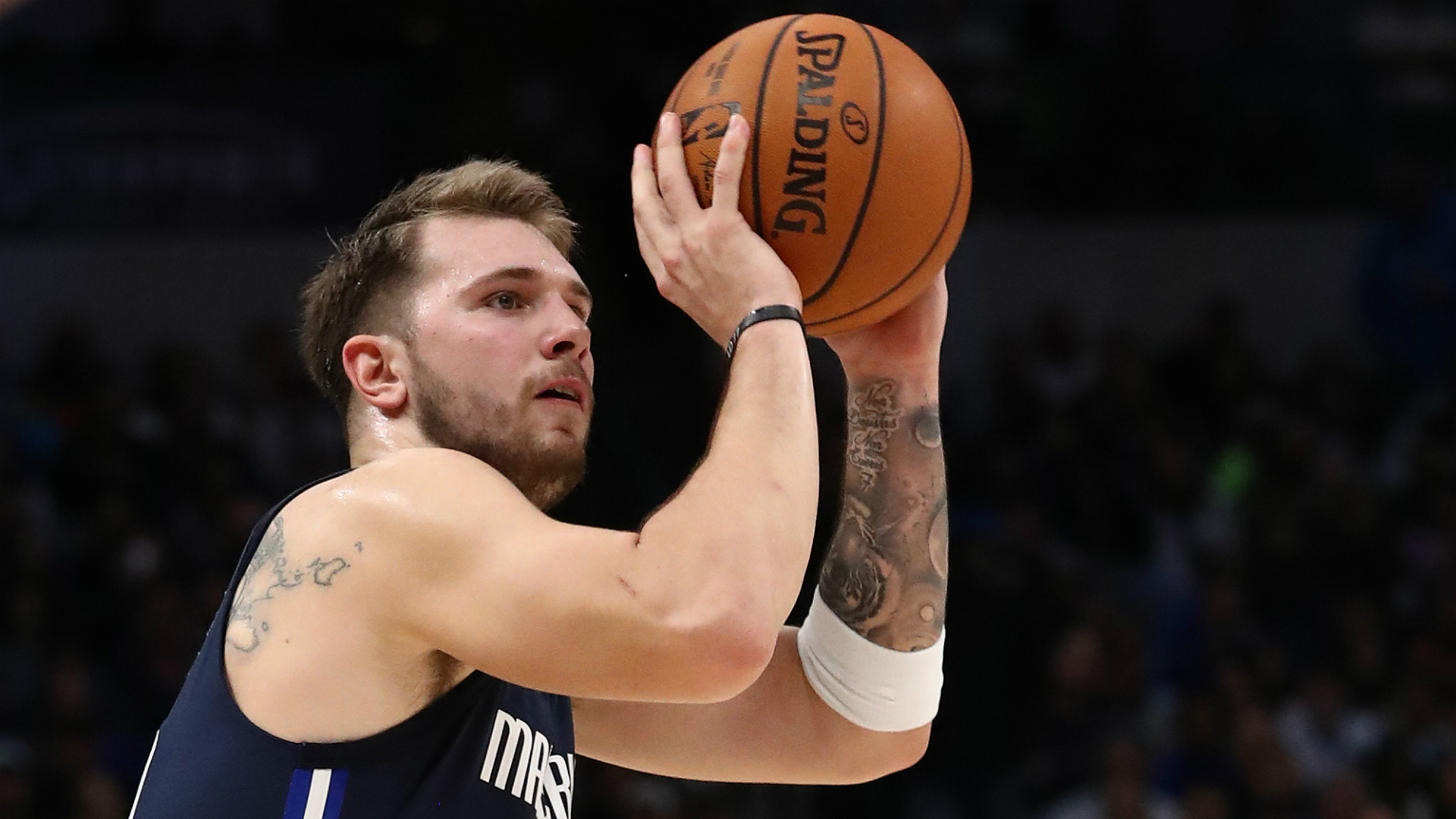 Luka Doncic showed no mercy against the struggling Golden State Warriors on Wednesday.