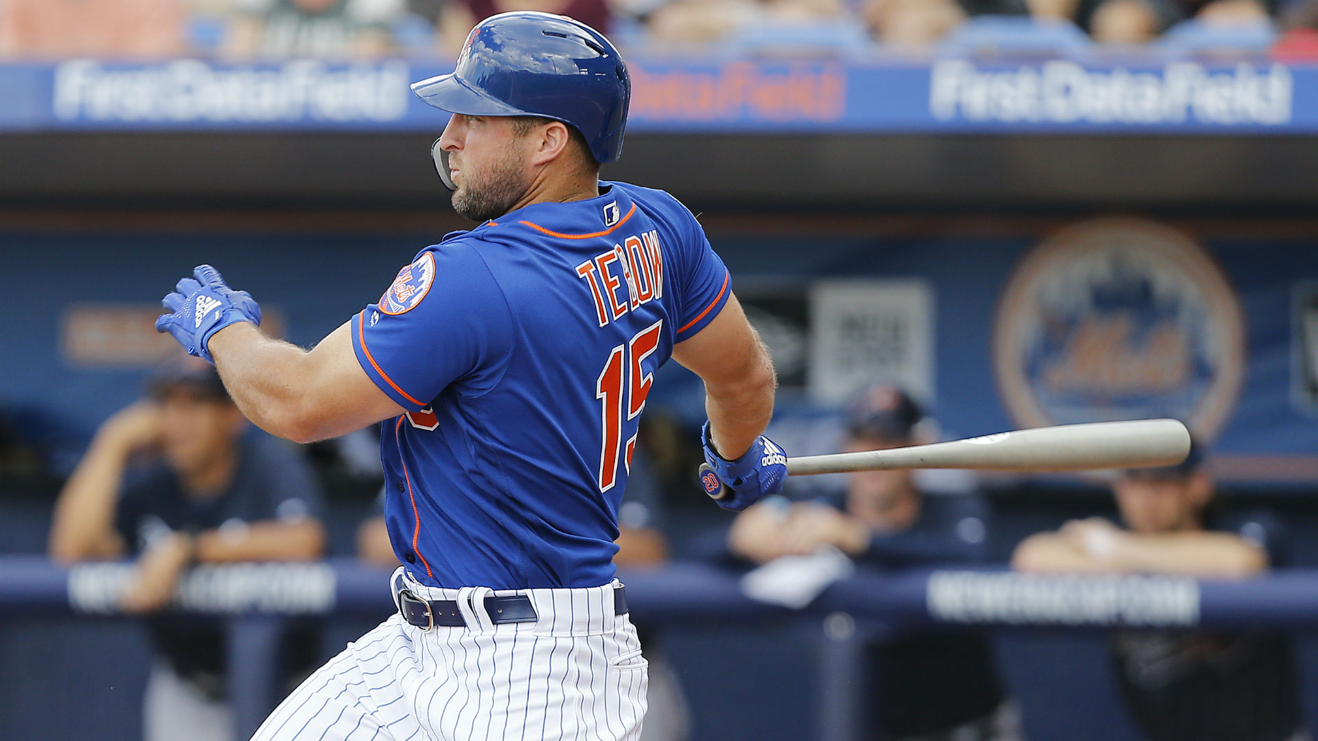 Tebow went down looking Tuesday against the Buffalo Bisons when he faced Jordan Petterson, who had never pitched in minors before.