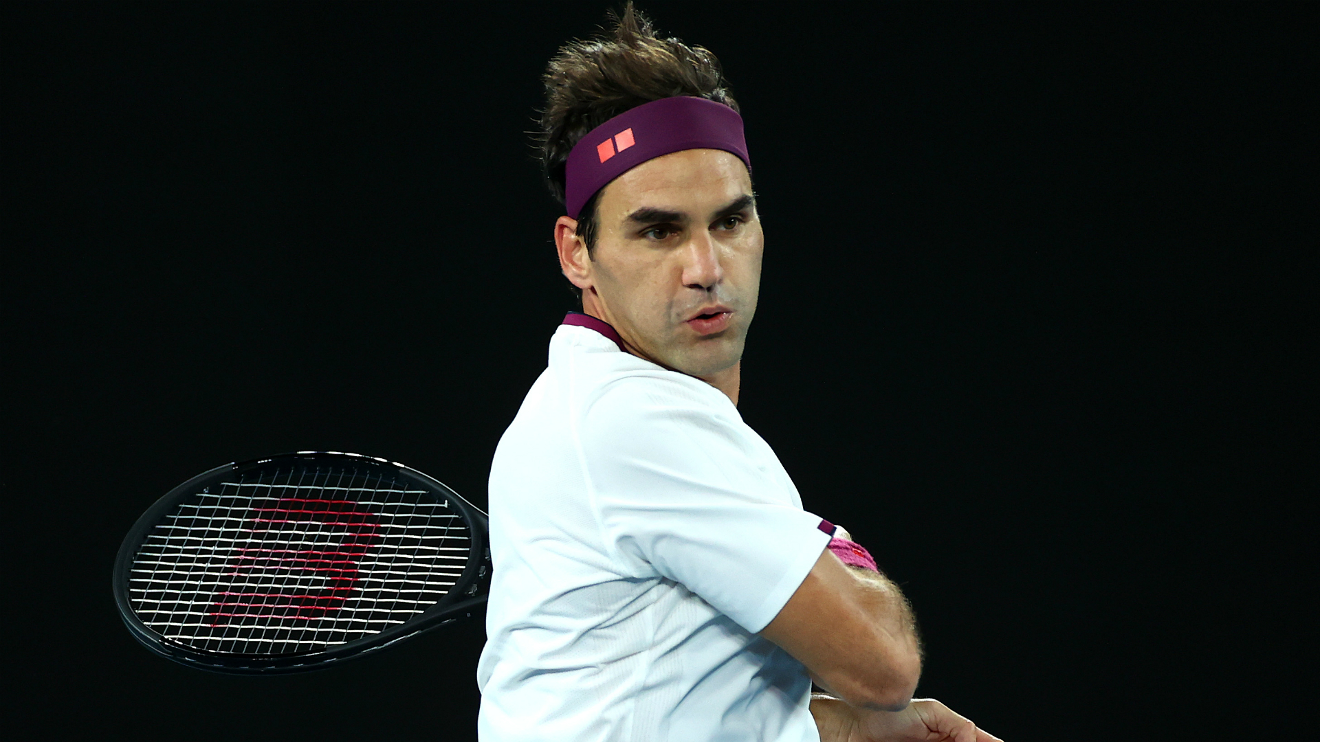 Roger Federer played himself into some impressive form as he defeated Marton Fucsovics in four sets to reach the quarter-finals.