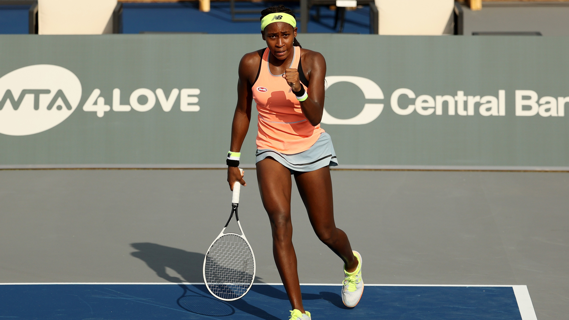 American teenager Coco Gauff battled into the Top Seed Open quarter-finals.