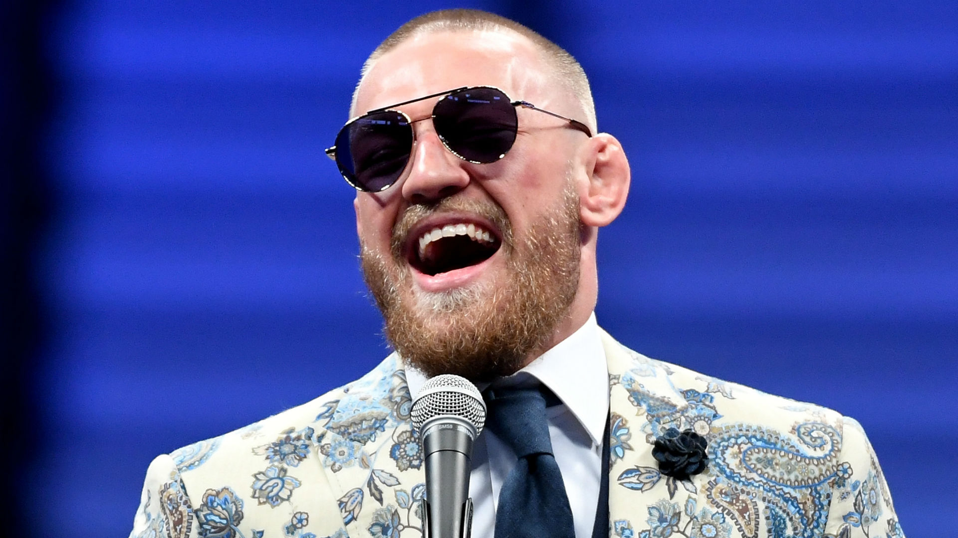 Although Conor McGregor was arrested for allegedly damaging a fan's phone this week, he made a surprise appearance before an NHL match.