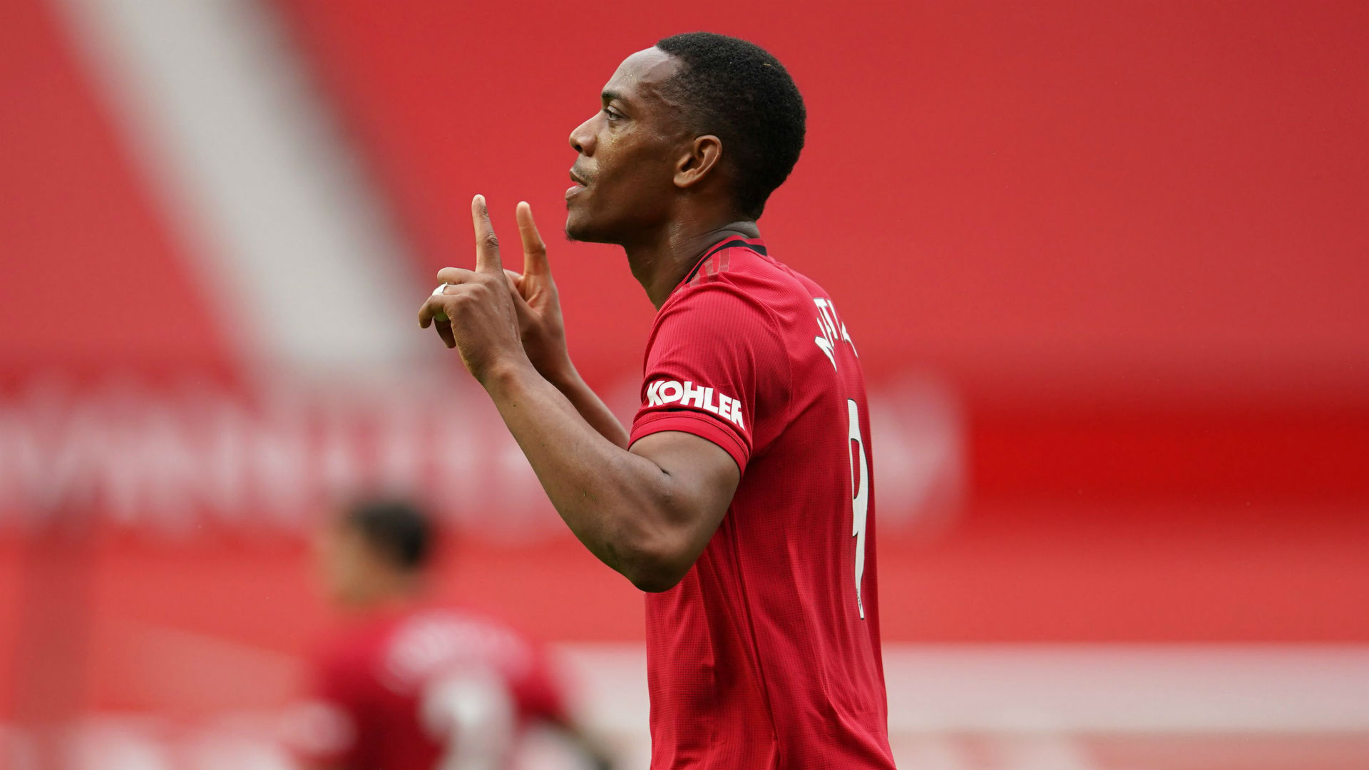 Manchester United midfielder Nemanja Matic says Anthony Martial is reaping the rewards for putting in the hard work in training.