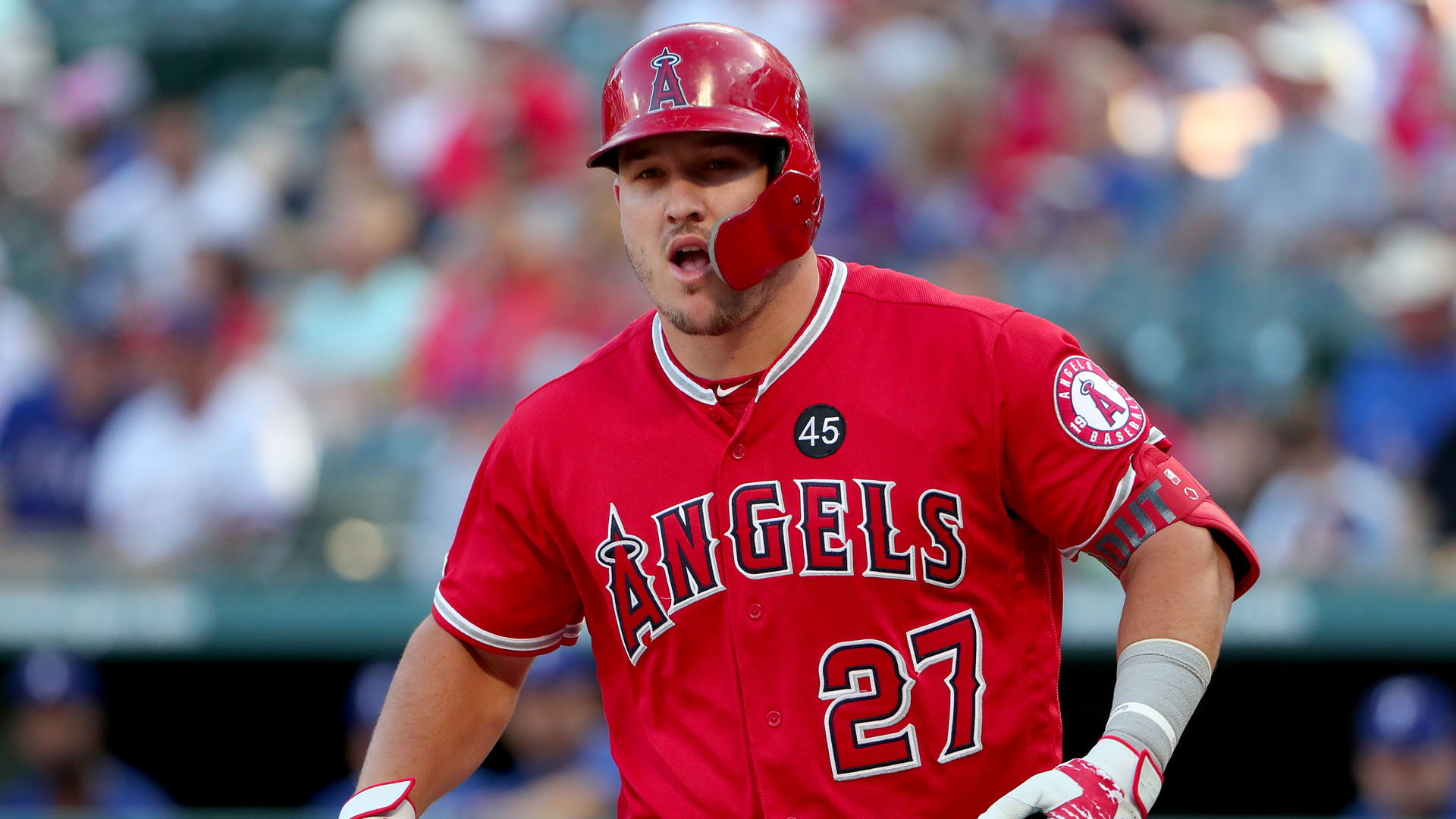 Trout, 27, has an AL-best 30 home runs as well as 75 RBIs while slashing .306/.456/.668 in building a case to win his third MVP award.
