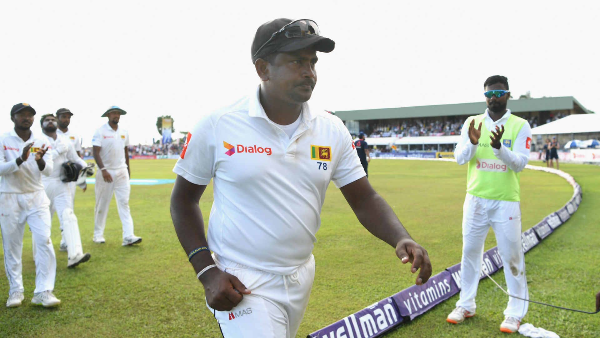 Three wickets in his final Test match for Sri Lanka saw Rangana Herath nudge further up the wicket standings.