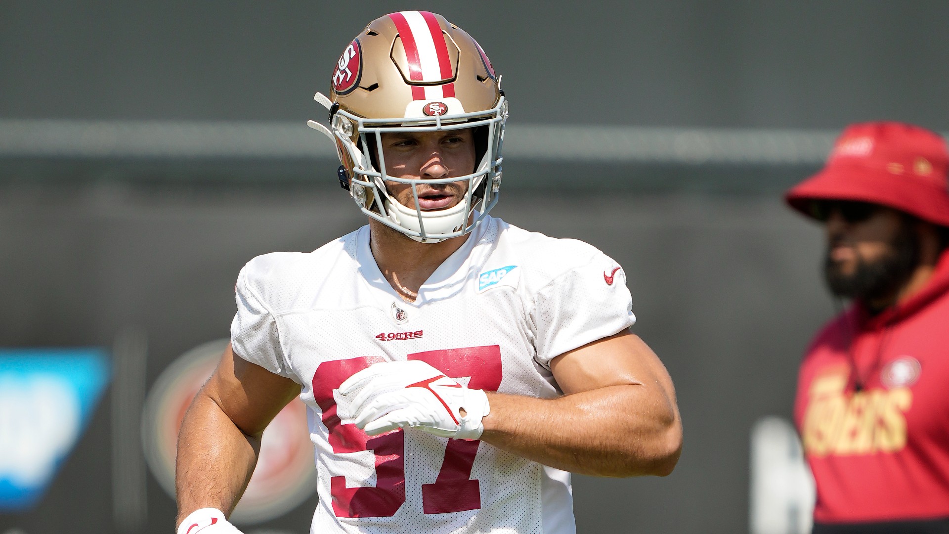 Nick Bosa is expected to be a full participant in San Francisco 49ers practice next week, putting him in line to start Week 1.