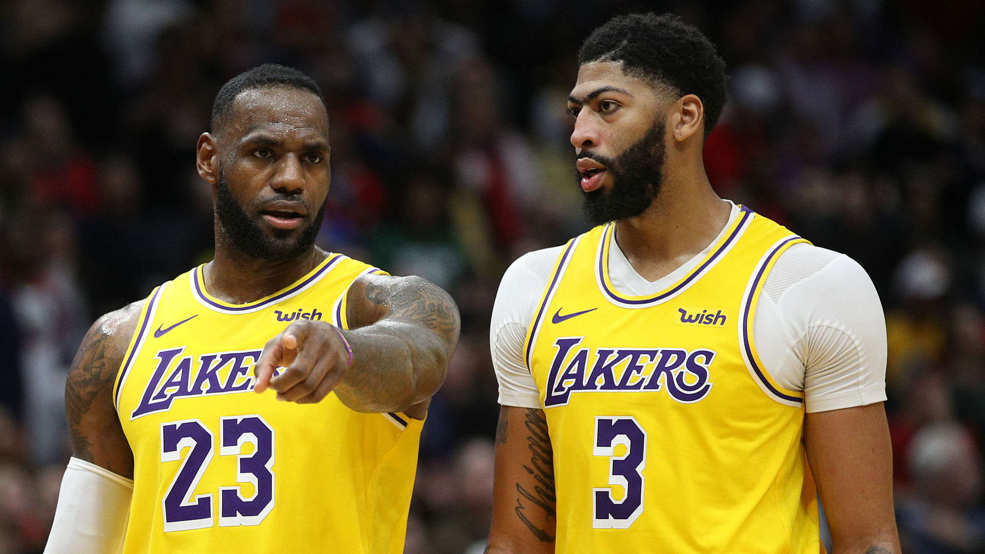 LeBron James was absent on Thursday as Anthony Davis helped lead the way to another Los Angeles Lakers victory.
