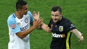 Roy O'Donovan was shown a red card in Central Coast Mariners' loss to Melbourne City.