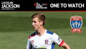 Newcastle's Lachlan Jackson is one to watch in the race for the NAB Young Footballer of the Year.