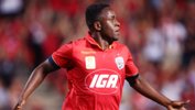 The Reds celebrate Mark Ochieng's winner against Melbourne City in Round 15.