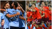 Sydney FC (2016/17 season) and Brisbane Roar (2010/11 season).