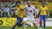 Zinedine Zidane playing for France at the 2006 FIFA World Cup.