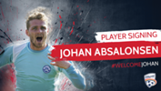 Danish winger Johan Absalonsen has joined the Reds for the Hyundai A-League 2017/18 season.