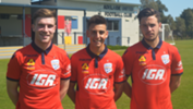 Youth Team players Apostolos Stamatelopoulos, Kristin Konstandopoulos, and Ryan Strain have joined the Reds
