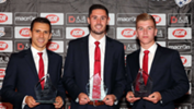 Isaias has won his second Aurelio Vidmar Club Champion Award at the gala Adelaide United Awards Night on Wednesday.