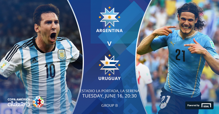 Группа В: Аргентина, Уругвай, Парагвай, Ямайка