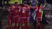 Nathan Konstandopoulos netted a stunning late strike in Adelaide's 3-0 win over Melbourne Victory.