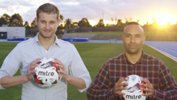 Former semi-professional footballer Ante Kelic and Hyundai A-League legend Archie Thompson.