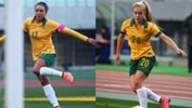 Kyah Simon and Ellie Carpenter