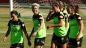 Westfield Matildas star Michelle Heyman has re-signed with Canberra United in the Westfield W-League.