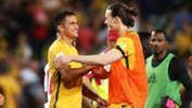 Jackson Irvine has hailed Tim Cahill ahead of his 100th international cap.