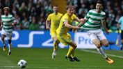 Caltex Socceroos playmaker Tom Rogic in action for Celtic in their 5-0 win over Astana in their Champions League qualifier.