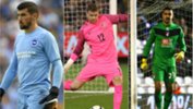 Caltex Socceroos goalkeepers Mat Ryan, Mitch Langerak and Adam Federici.