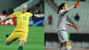 Aaron Mooy and Lydia Williams were honoured at the PFA Awards last night.