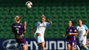 Melbourne City's Jess Fishlock during the 2017 Westfield W-League grand final against Perth Glory.