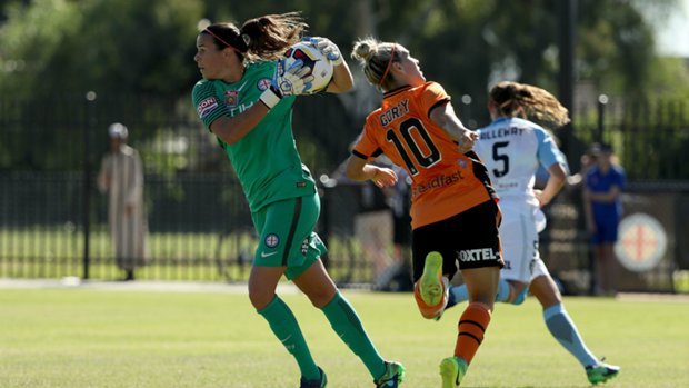 Westfield Matildas keeper Lydia Williams had the best save percentage in the W-League last season.