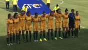 The Mini Matildas starting XI before their game against Hong Kong.