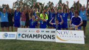 NSW celebrate their 2016 National Paralympic 7-a-side Championship title.