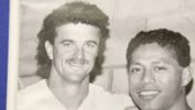 Sydney FC boss Graham Arnold back in his playing days for Sydney United.