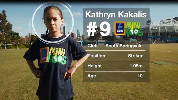 ALDI MiniRoo Kathryn Kakalis took on Melbourne Victory's Gulcan Koca in an amazing 'Match That' Challenge.