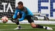 Socceroos goalkeeper Mat Ryan in training during January's Asian Cup.