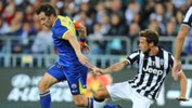 All Star captain Alessandro Del Piero in action against former club Juventus.