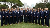 The Westfield Matildas at the Governor-General's Farewell Function.