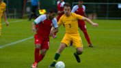 Pararoo Jack Williams in action against Iran.