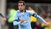 Alex Brosque in Sydney FC's pre-season match against Newcastle Jets.