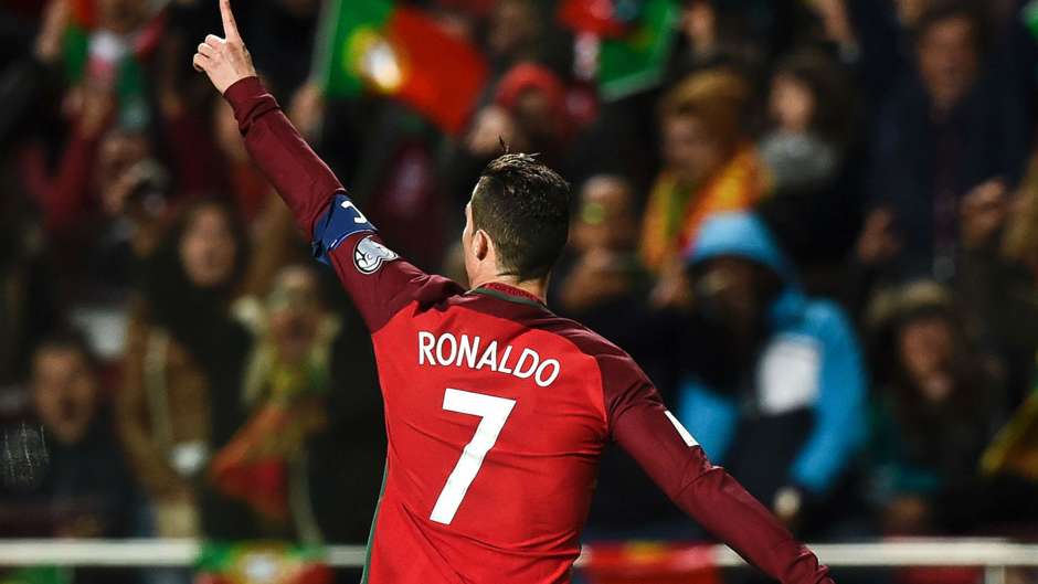 Cristiano Ronaldo Portugal Hungary WC Qualifier