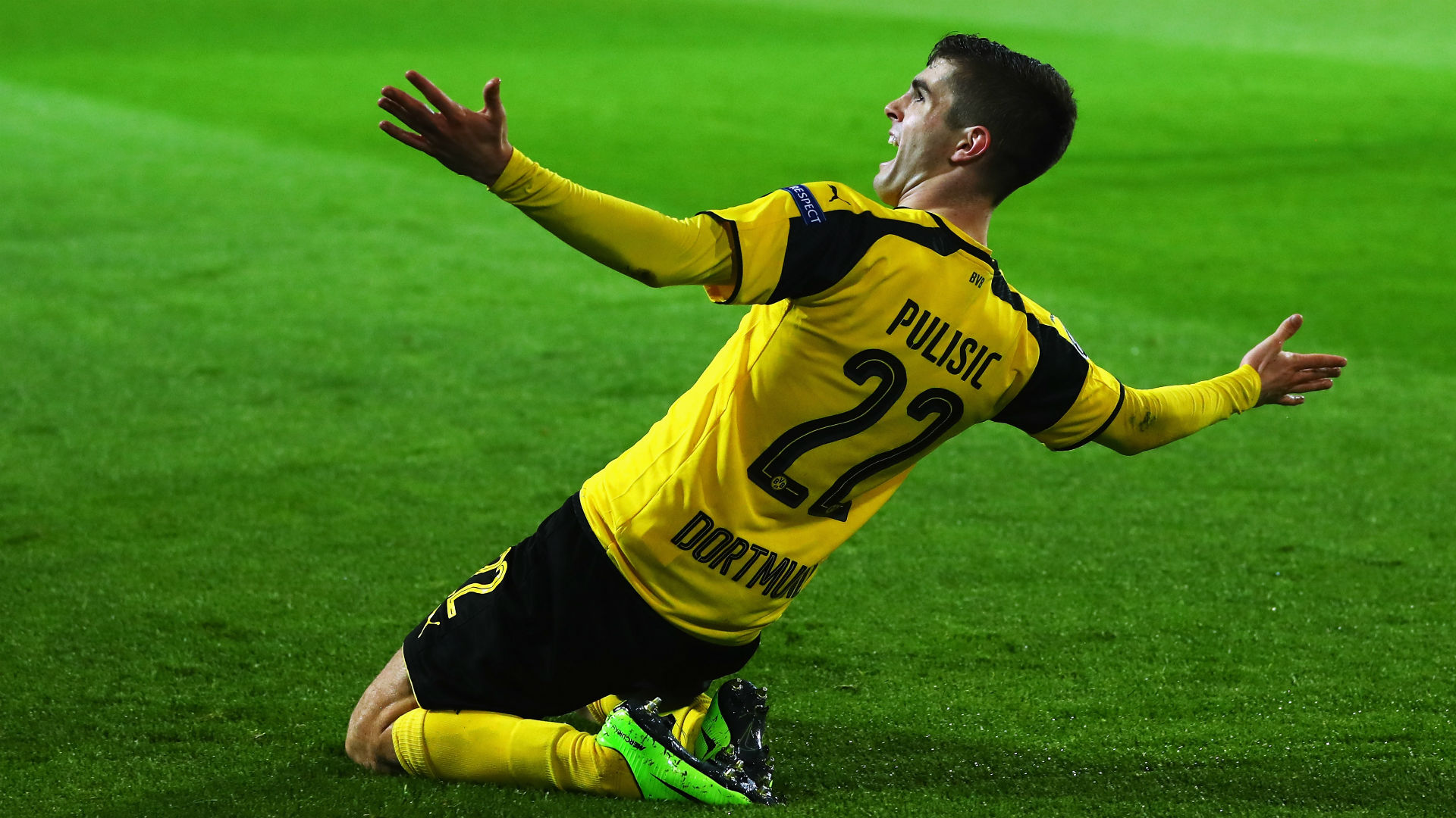 Christian Pulisic Borussia Dortmund vs. Benfica