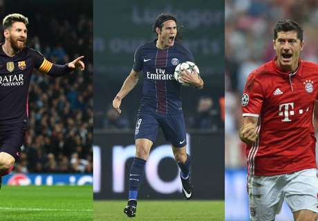 De topscorers in de Champions League