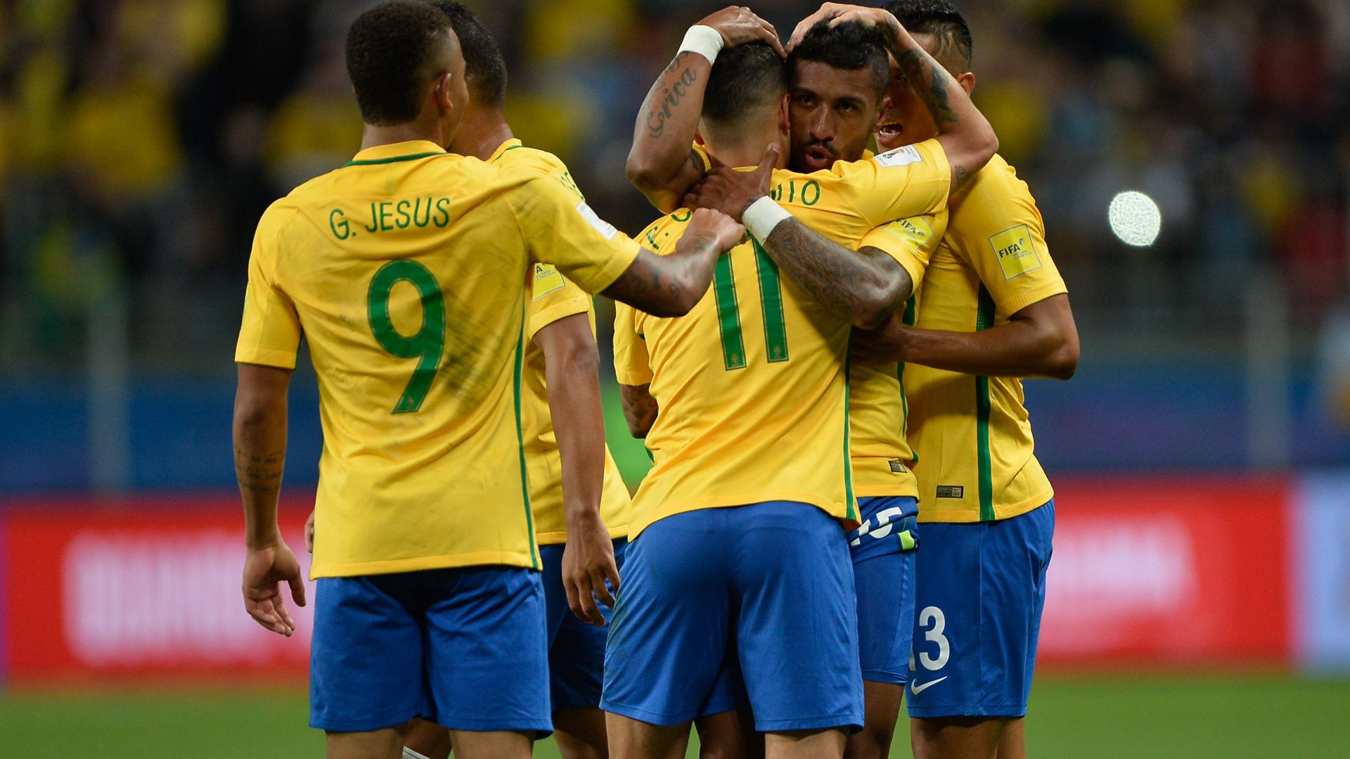 Philippe Coutinho Paulinho Brazil Ecuador Eliminatorias 2018 31082017