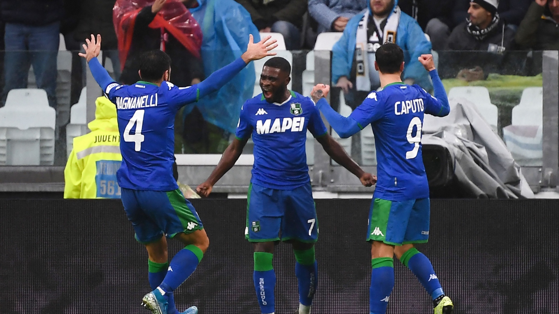 Jeremie Boga strike secures a point for Sassuolo at Juventus