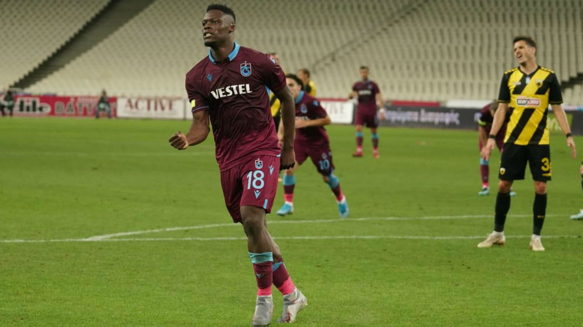 Ekuban and Garry Rodrigues score as Mikel-less Trabzonspor hold Fenerbahce Ekuban and Garry Rodrigues score as Mikel-less Trabzonspor hold Fenerbahce