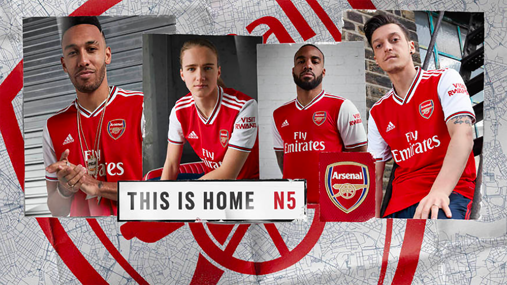 Arsenal dévoile son nouveau maillot pour la saison 2019-2020