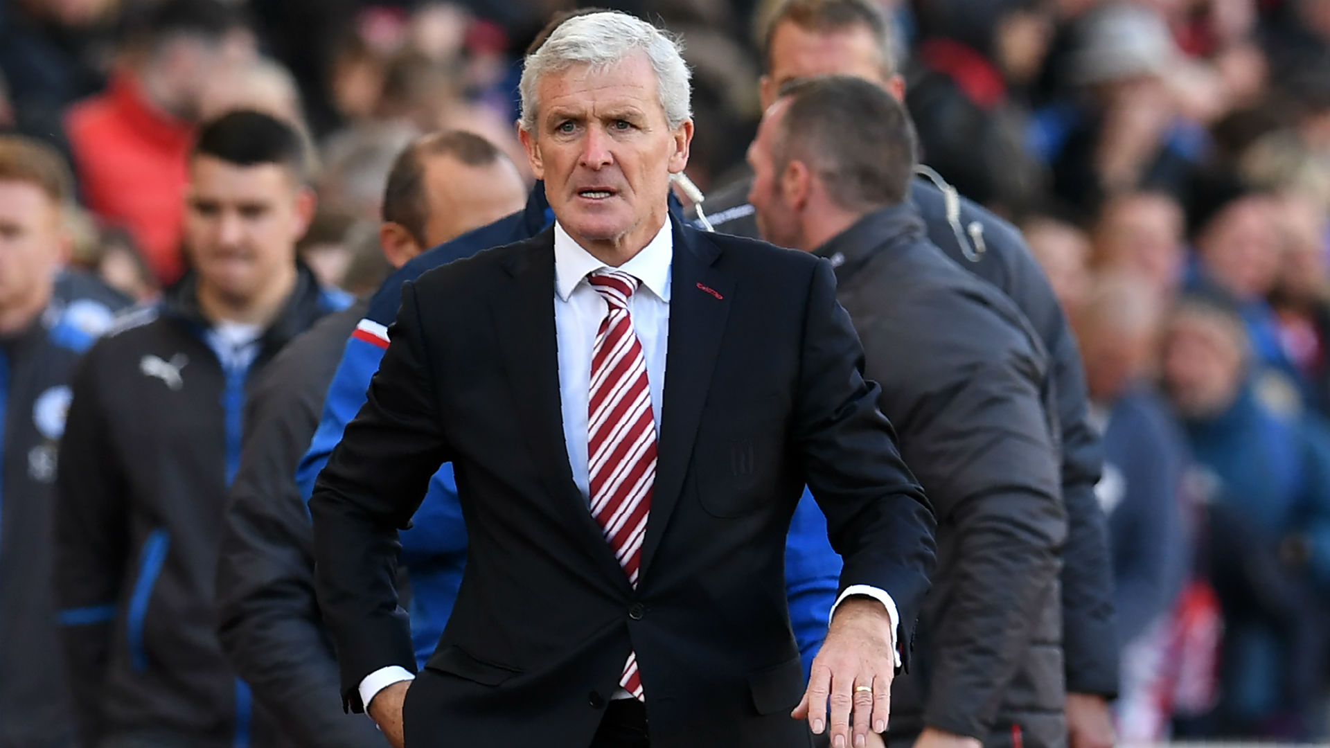 'I don't do relegation' - Mark Hughes not worried about Stoke's Premier League place